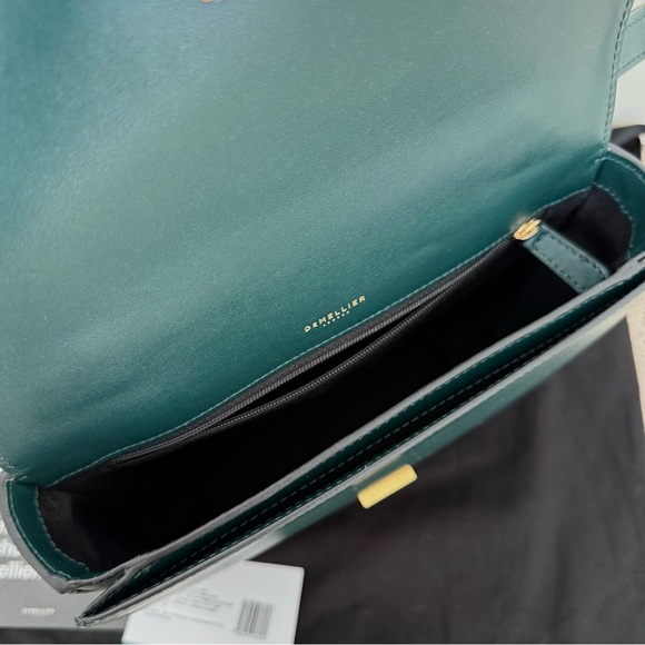 DeMellier AUTHENTIC! MEDIUM SIZE, NOT SMALL! Forest Green Crossbody/Shoulder Bag - Picture 11 of 16